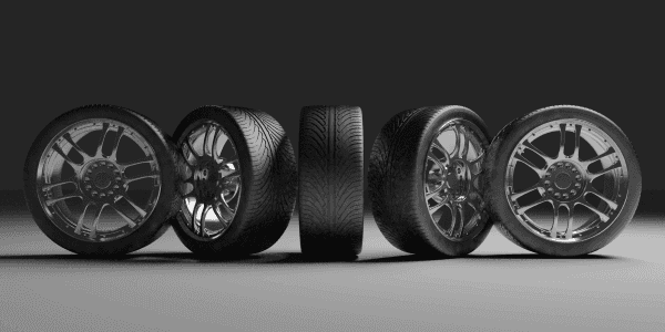Tires in a Row Read for Service