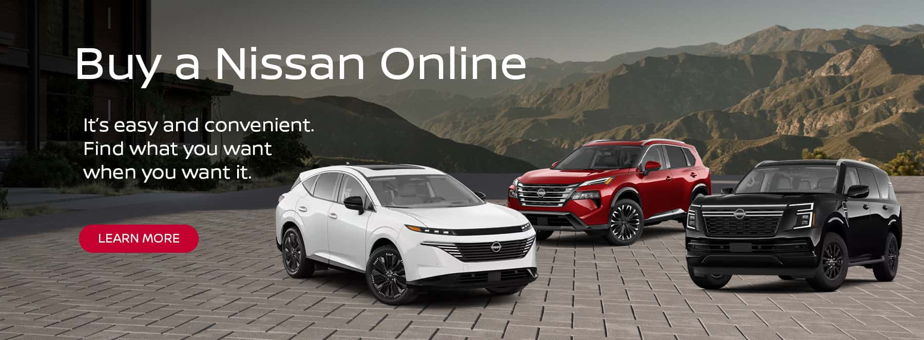 Buy a Nissan Online Banner
