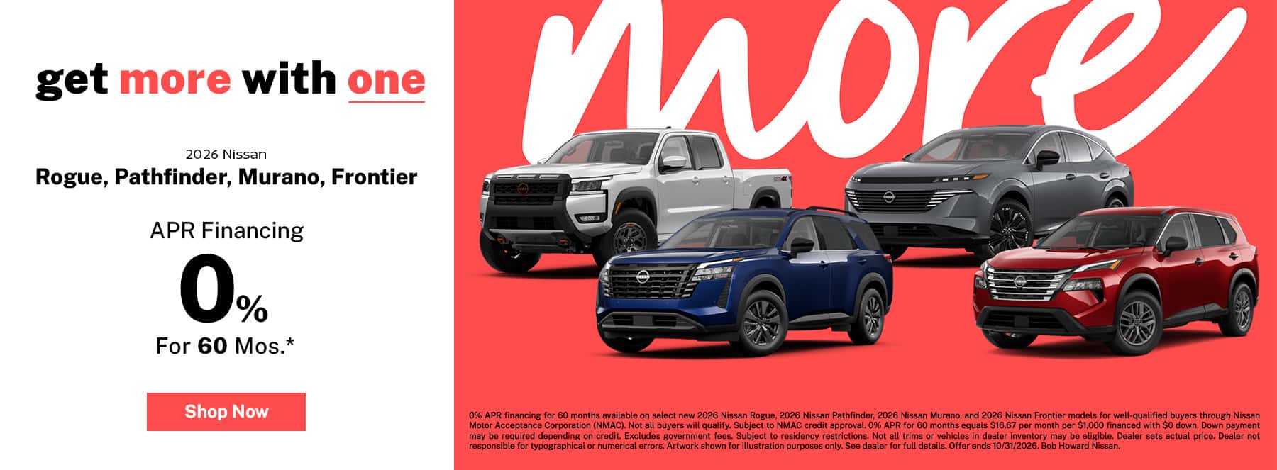 Rouge, Pathfinder, Murano, Frontier Trim Levels