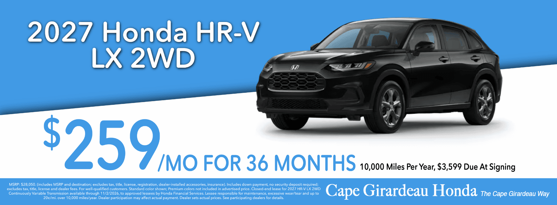 2026 Honda HR-V