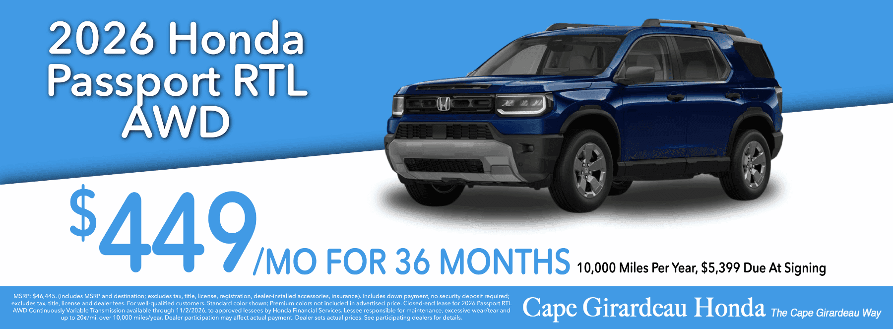 2026 Honda Passport