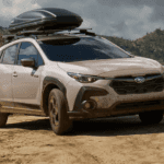 2026-Crosstrek-Hybrid--Sand-Dune-Pearl--Front-and-Side-View-Exterior