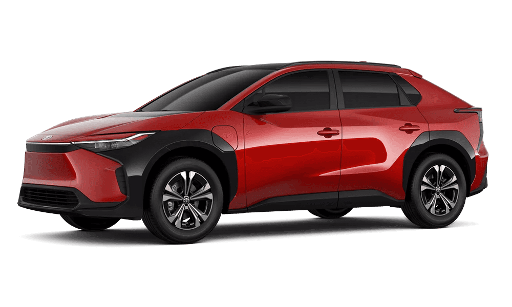 2025-Toyota-bZ4X-XLE-Red-Side