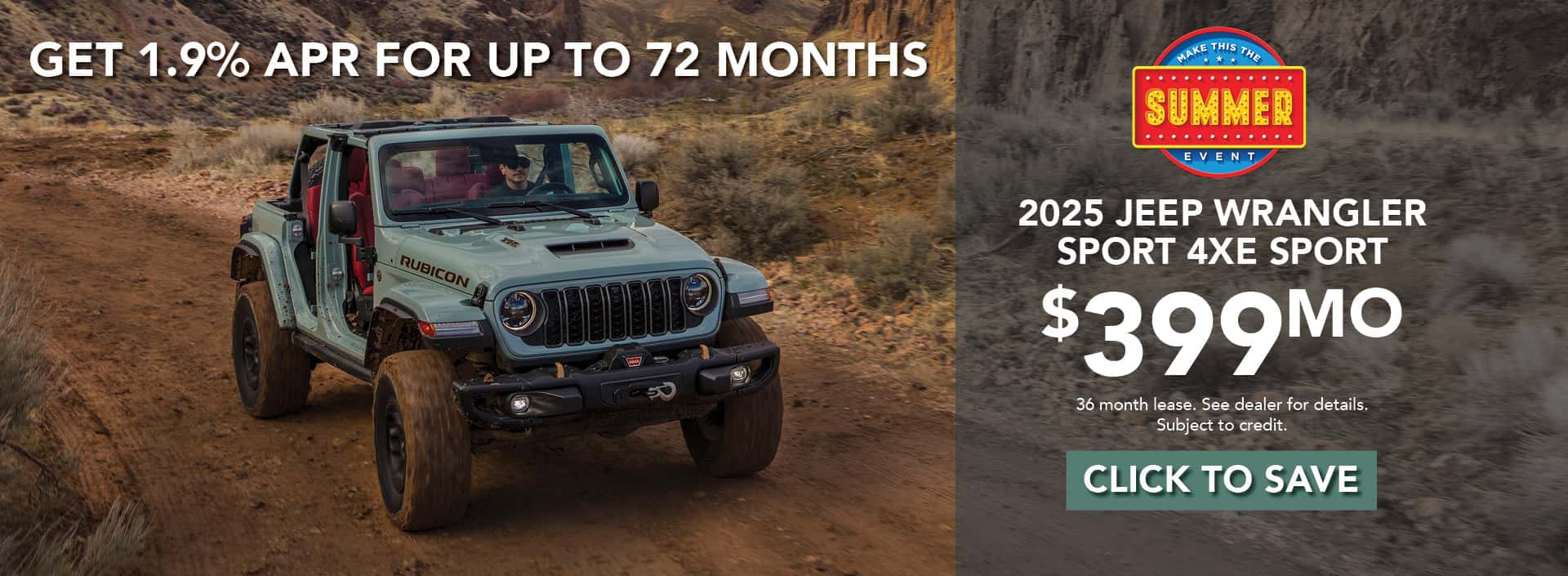 Jeep Wrangler August 2025 Special