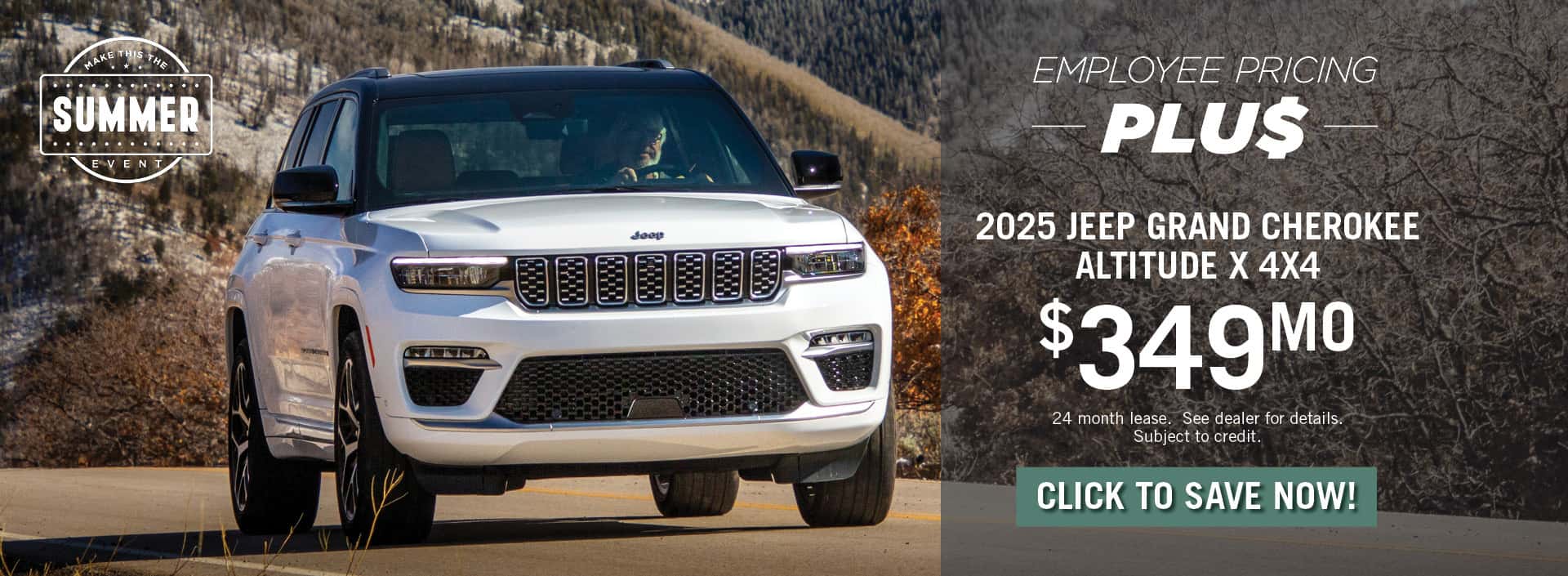 Jeep Grand Cherokee July 2025 Special