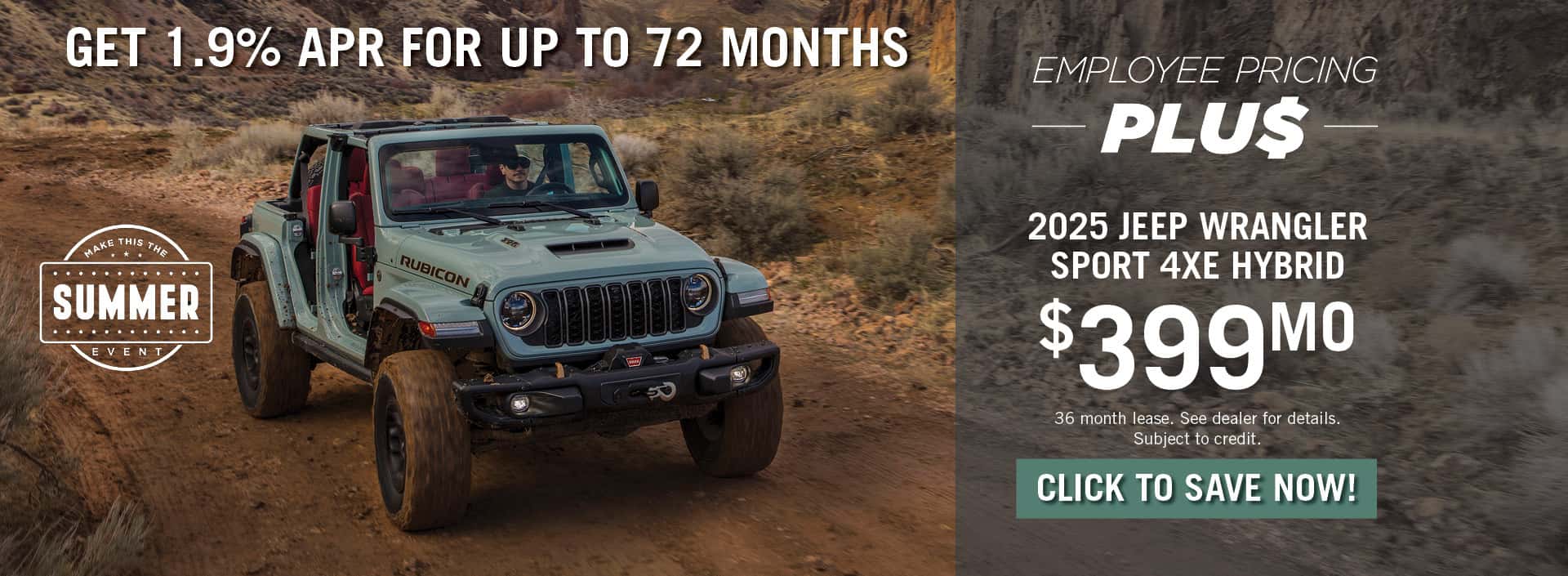 Jeep Wrangler July 2025 Special