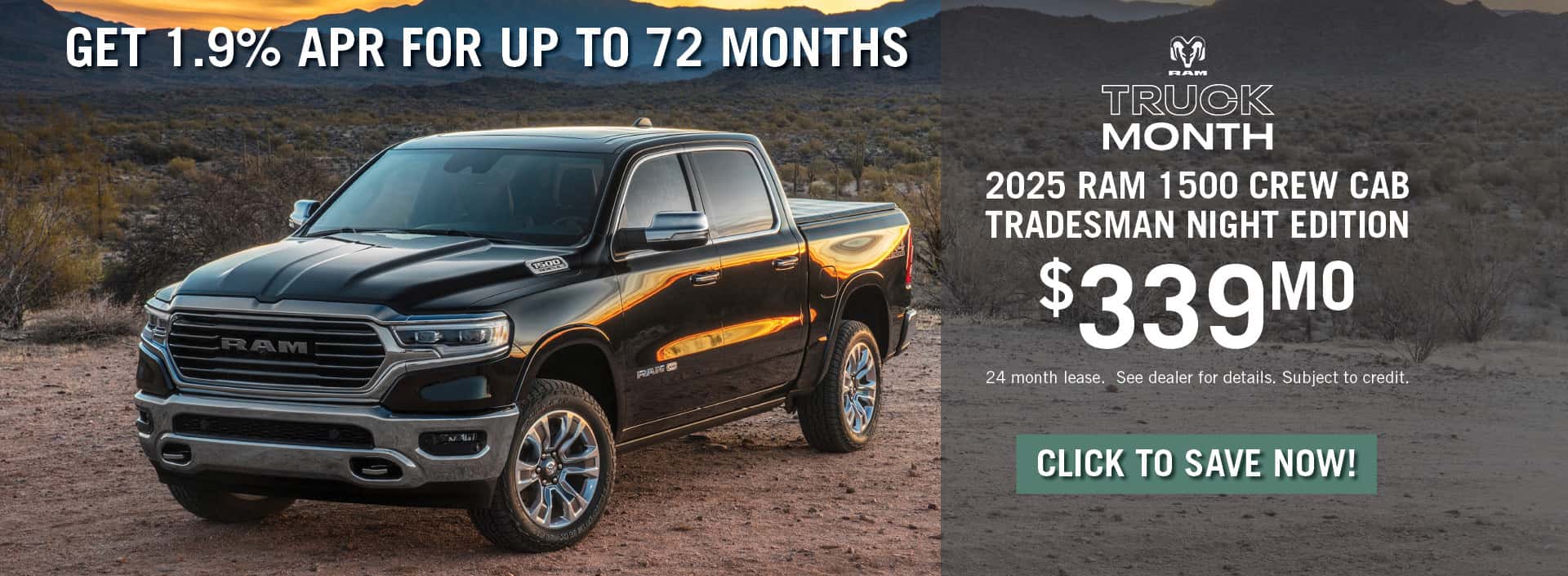 2025 Ram 1500 March 2025 Special Banner