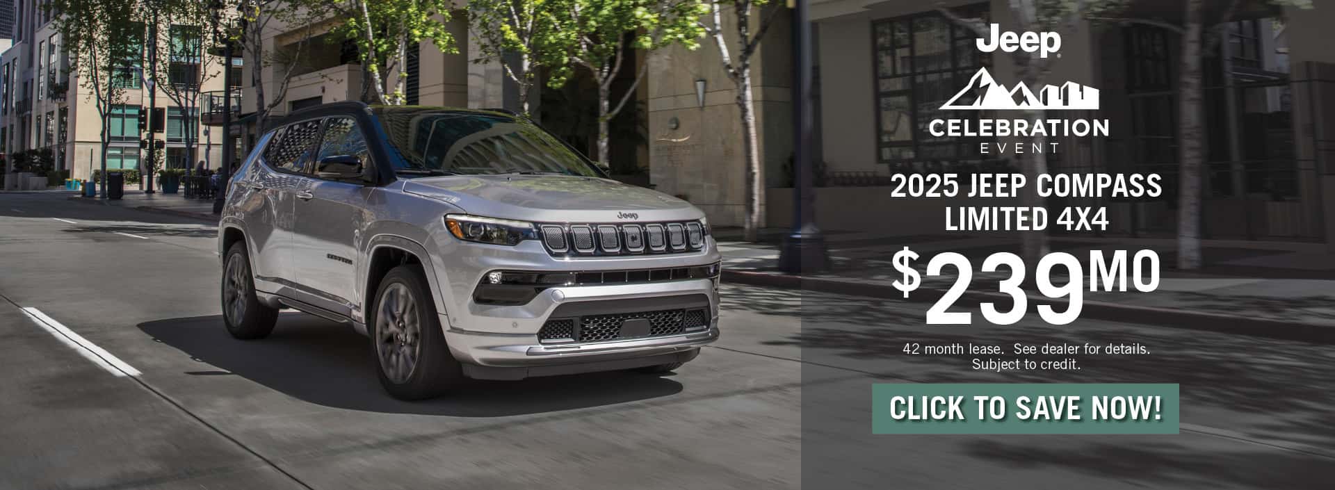 2025 Jeep Compass March 2025 Special Banner