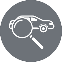 Search for a car icon