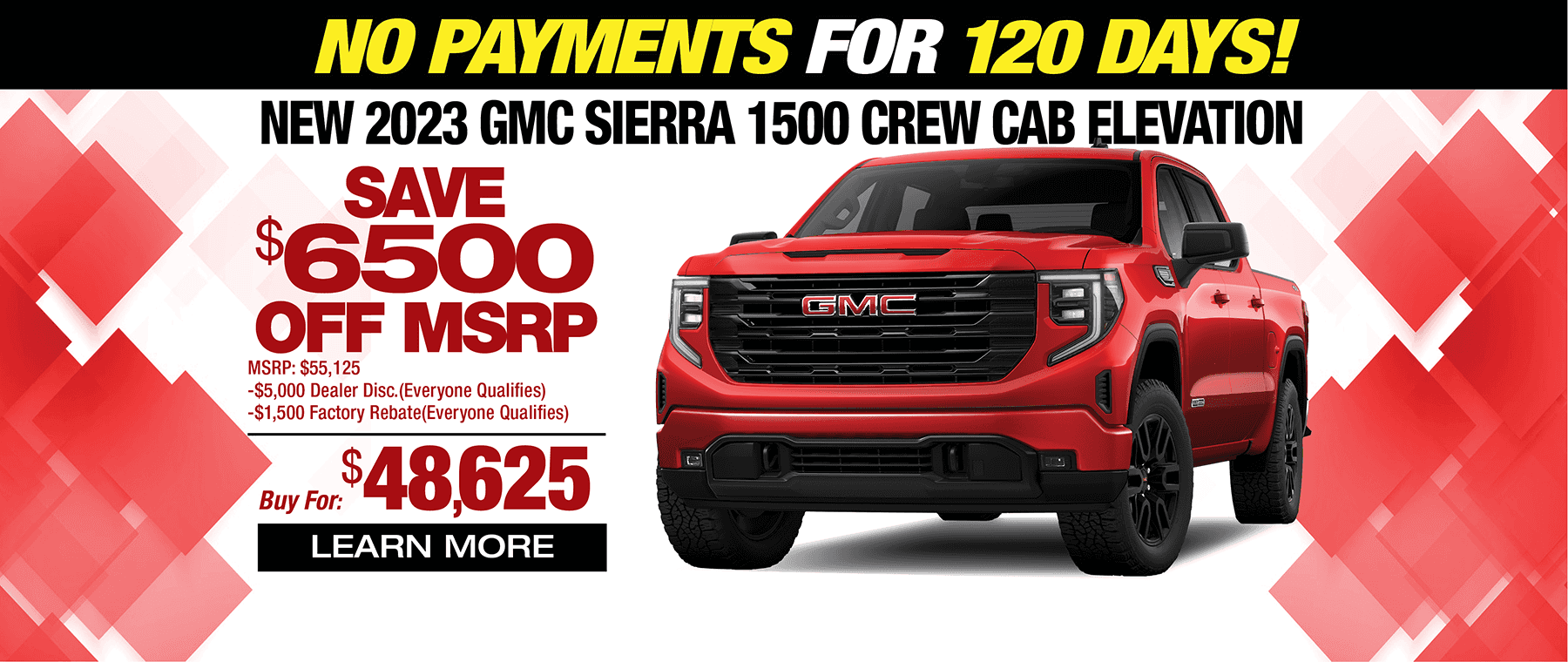 3CBG-592 HP Slides 1800×760 March SIERRA CREW CAB ELEVATION