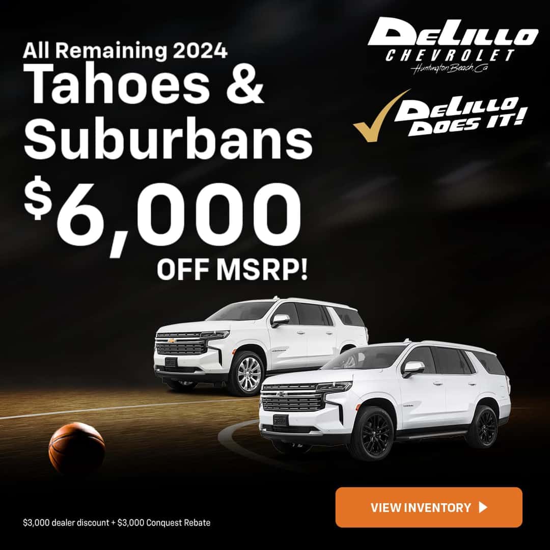 All Remaining 2024 Tahoe & Suburban