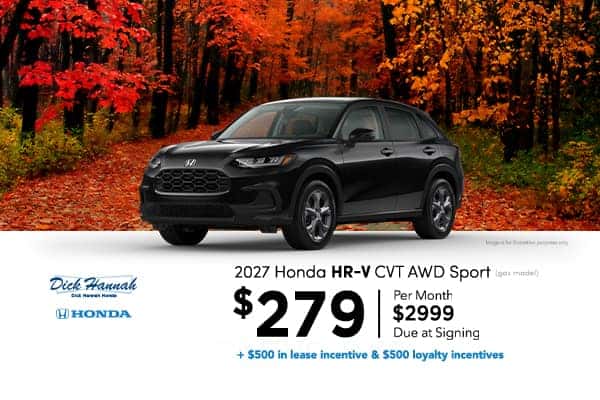 2027 Honda HR-V CVT AWD Sport (gas model)