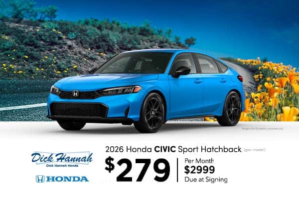 2026 Honda Civic Sport Hatchback (gas model)