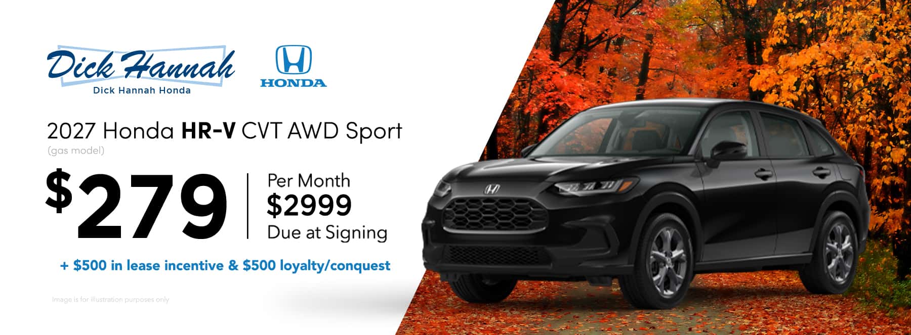 2027 Honda HR-V CVT AWD Sport (gas model)