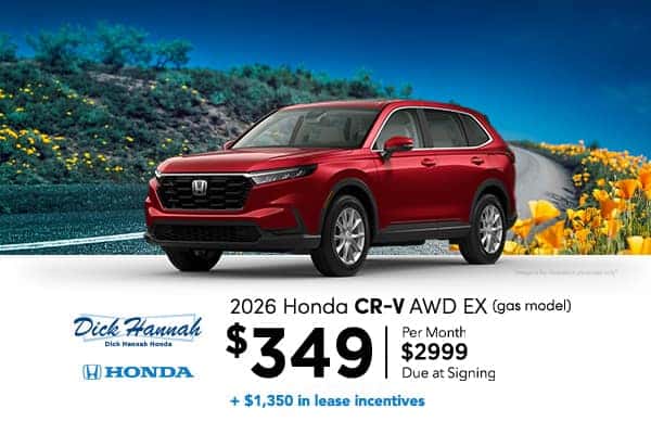 2026 Honda CR-V AWD EX (gas models)
