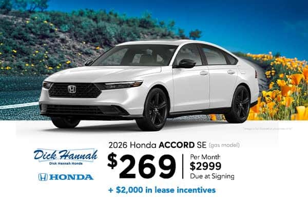 2026 Honda Accord SE (gas model)