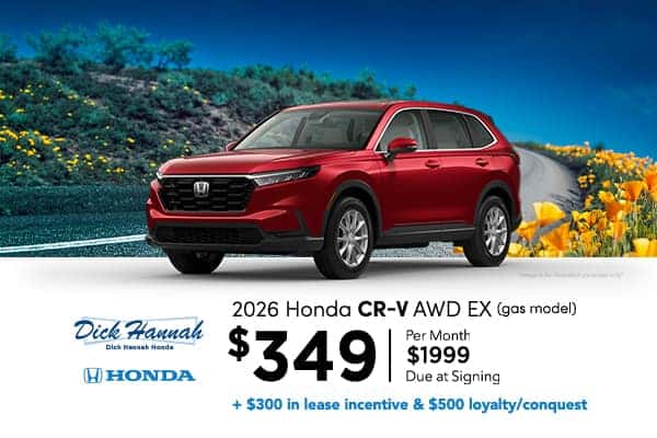 2026 Honda CR-V AWD EX (gas models)