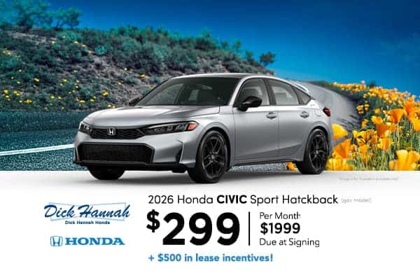 2026 Honda Civic Sport Hatchback (gas model)