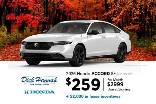 2026 Honda Accord SE (gas model)