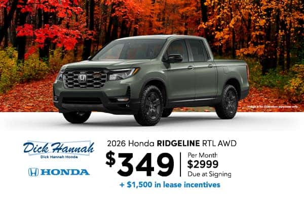 2026 Honda Ridgeline RTL AWD