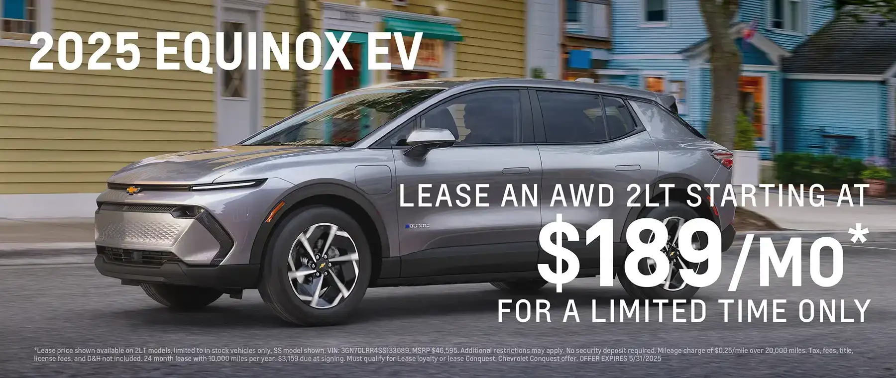 2025 Equinox EV Lease Special at Emich Chevrolet