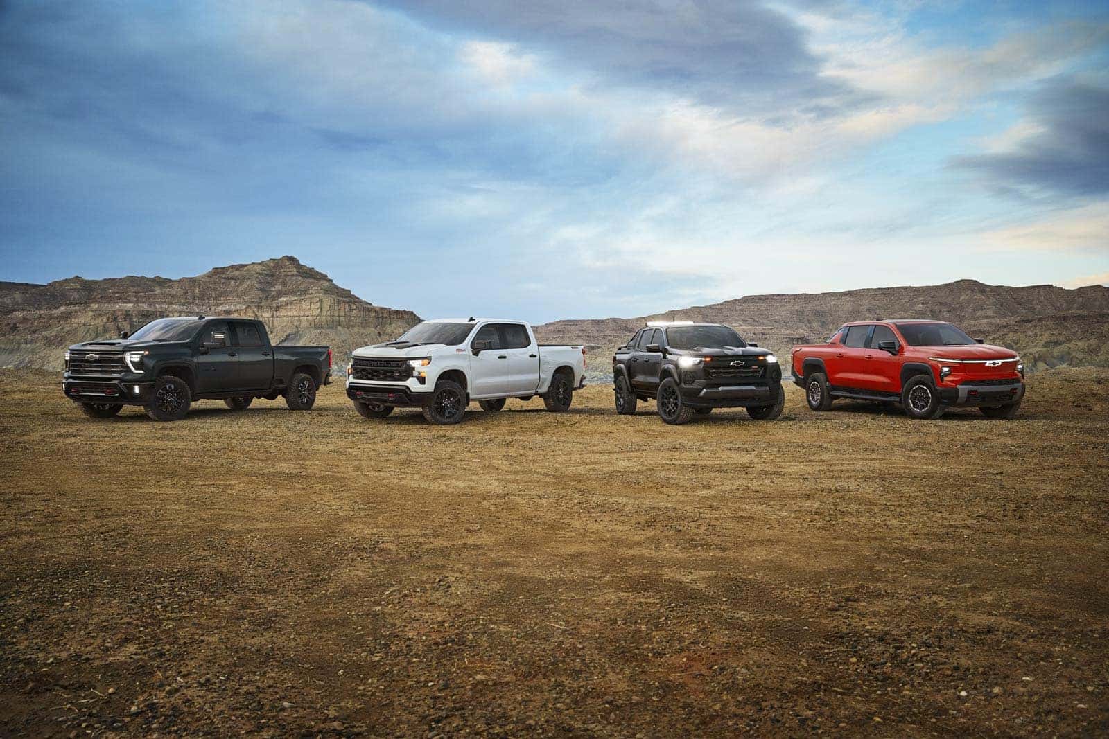 2026 Chevrolet Silverado lineup in Colorado foothills