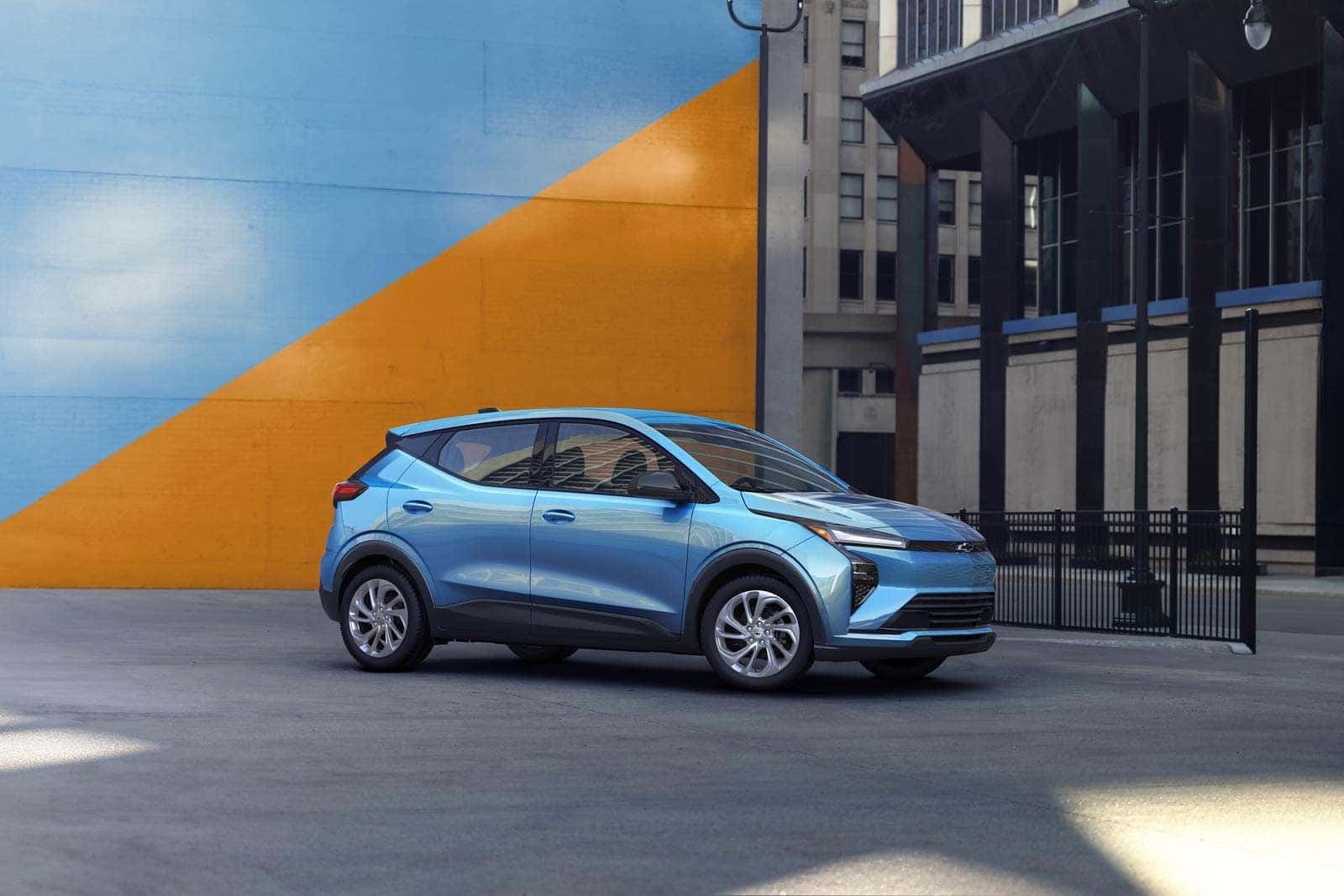 2027 Chevrolet Bolt EV LT exterior passenger-side view
