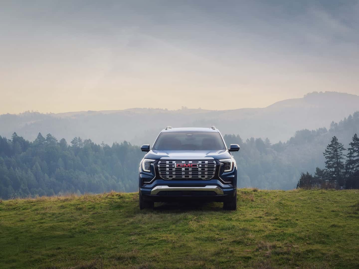 2026 GMC Terrain Denali exterior — compact SUV serviced at Emich Chevrolet near Denver
