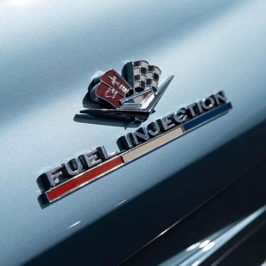 Vintage Corvette Fuel Injection emblem