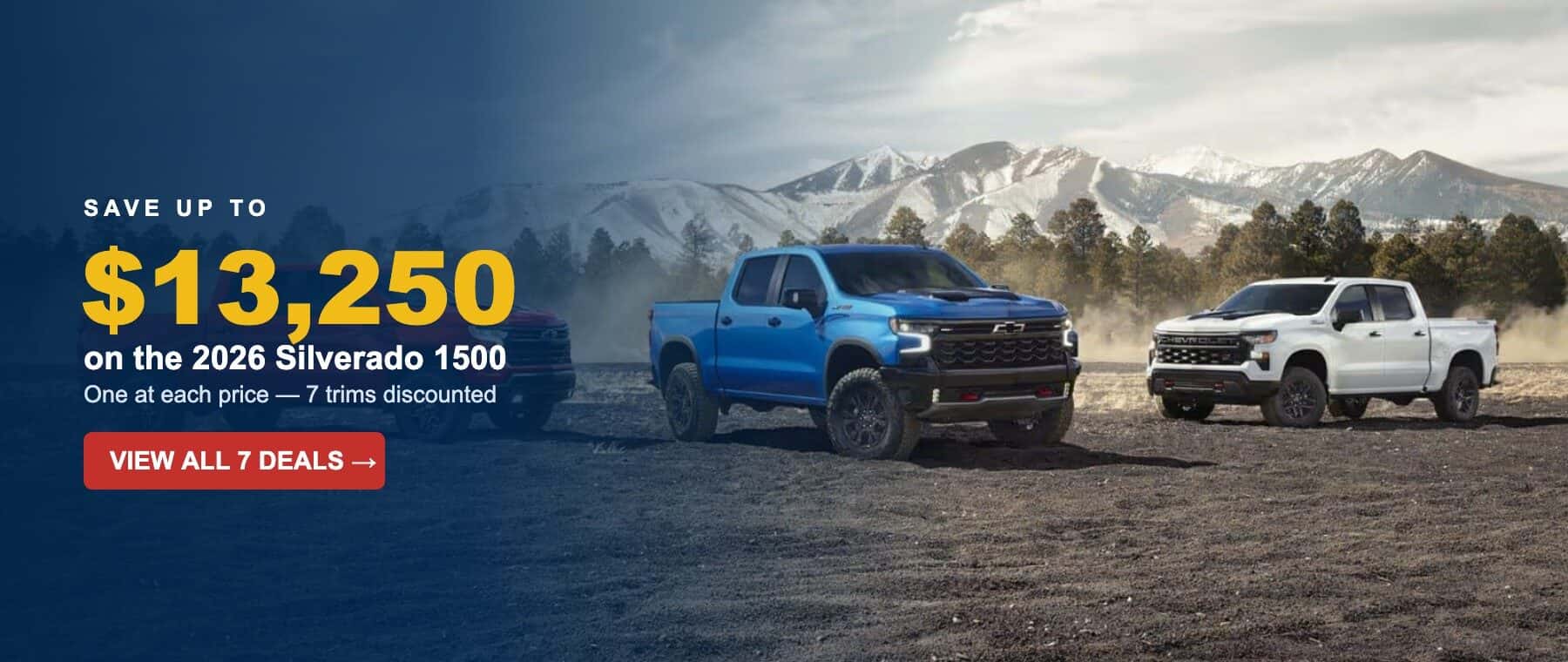 Save up to $13,250 on the 2026 Chevrolet Silverado 1500 — Silverado Savings Event at Emich Chevrolet