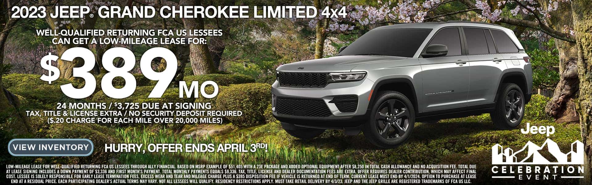 Grand Cherokee L Offer
