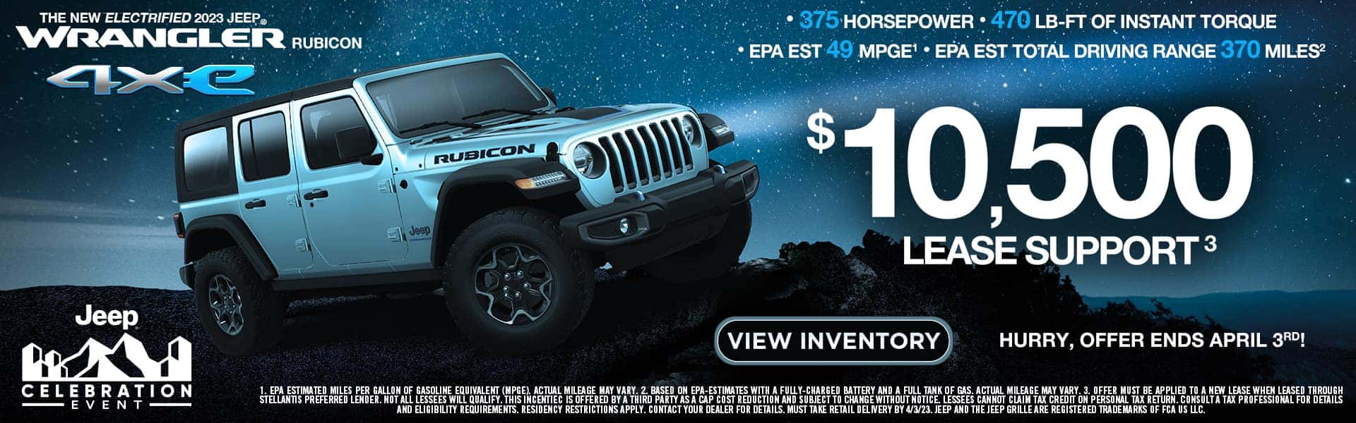 Wrangler 4xe offer