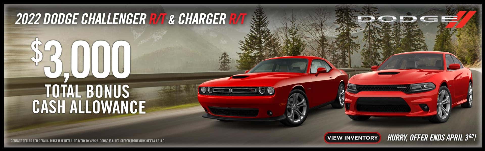 Challenger & Charger offer