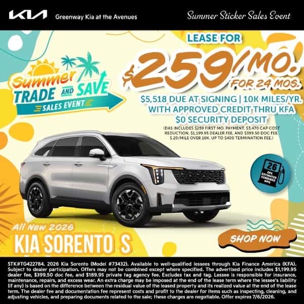 New 2026 Kia Sorento S