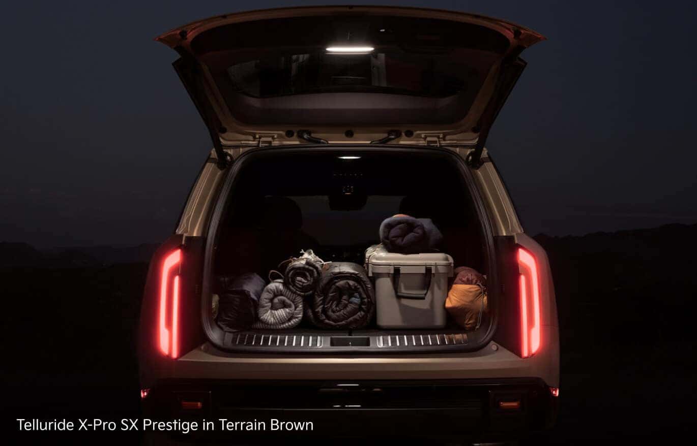 2026 Kia Sorento vs. 2027 Kia Telluride Cargo Space