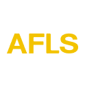 Yellow Adaptive Front Lighting System (AFLS) Malfunction Indicator Dashboard Icon.