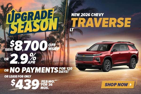 NEW 2026 CHEVY TRAVERSE LT