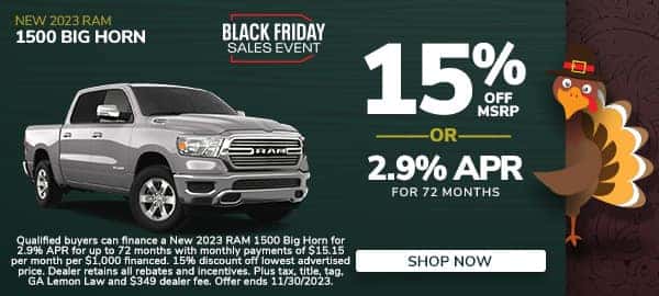New 2023 RAM 1500 Big Horn