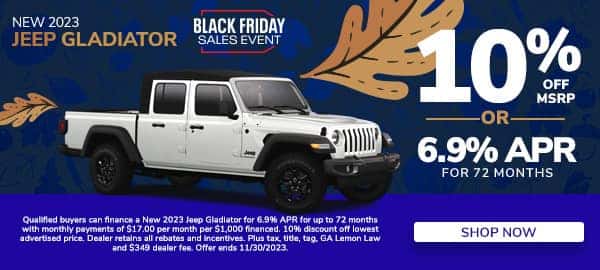 New 2023 Jeep Gladiator