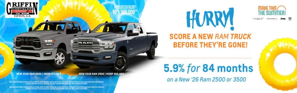 Hurry! Score a New Ram Truck Before They’re Gone!