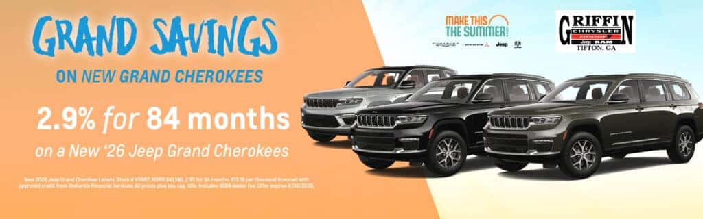 Grand Savings on New Grand Cherokees
