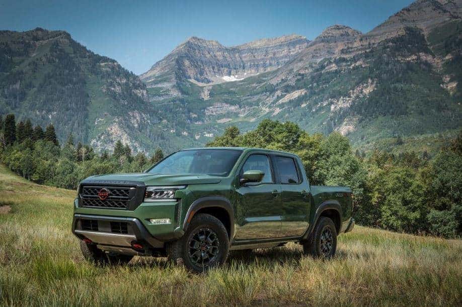2022 Nissan Frontier Pickup Truck Mountains in Background