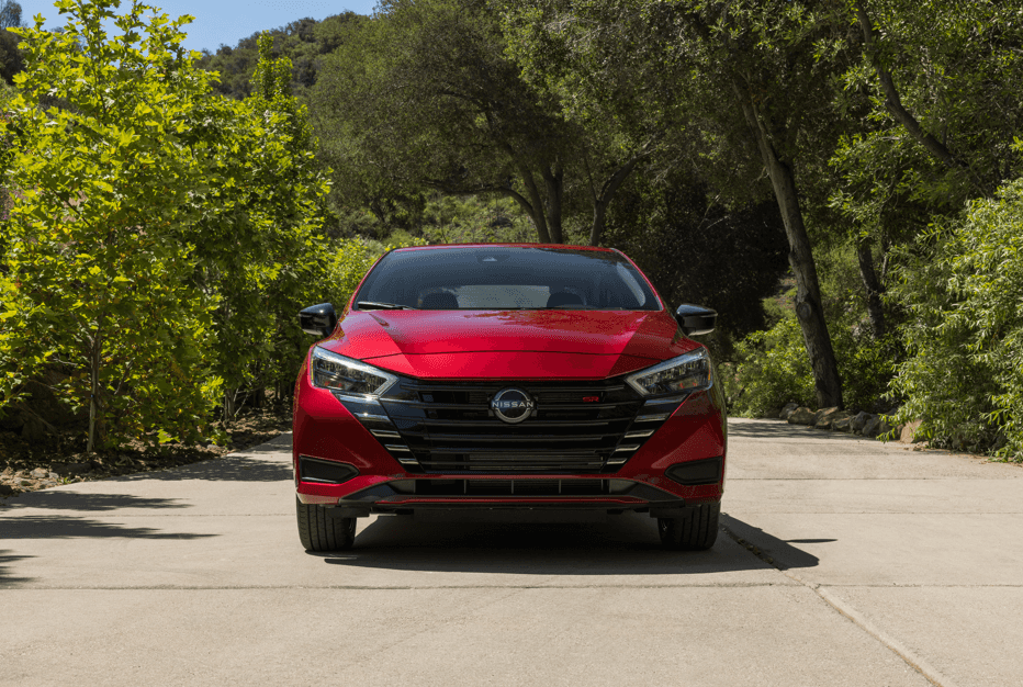 Red 2025 Nissan Versa