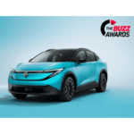 Blue and White background | 2026 Nissan LEAF wins awards