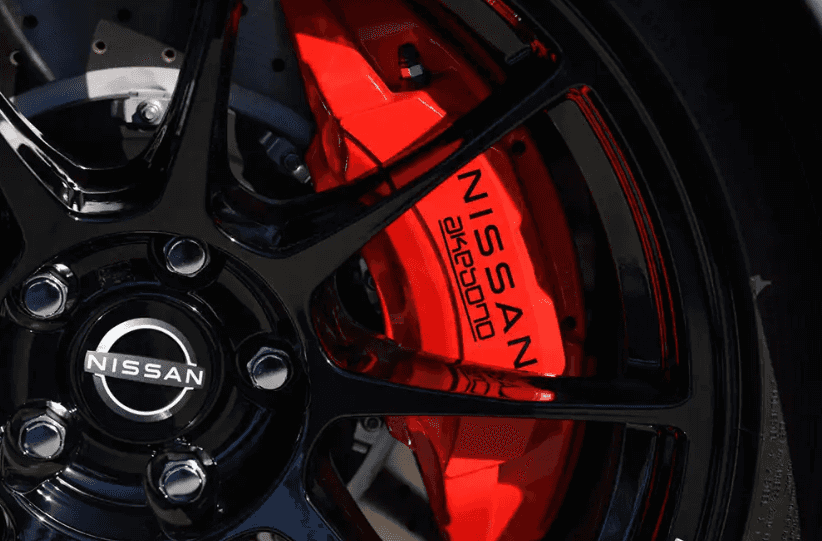 Bright Red Calipers Signal Peak Performance | Photo Courtesy: Nissan Bright Red Calipers Represent NISMO Performance