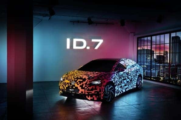 First appearance of VW ID.7 Sedan | Photo courtesy: Volkswagen