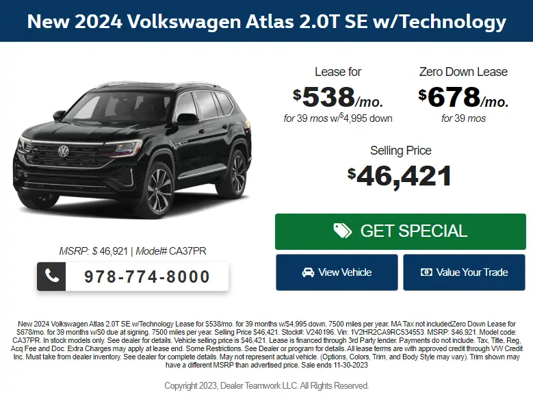 Black Friday Car Deals 2023: Big Savings at Kelly VW in Danvers, MA