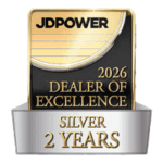 J.D. Power Dealer of Excellence Logo for Kelly VW