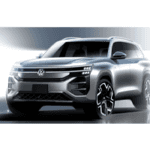 Silver 2027 VW Atlas exterior