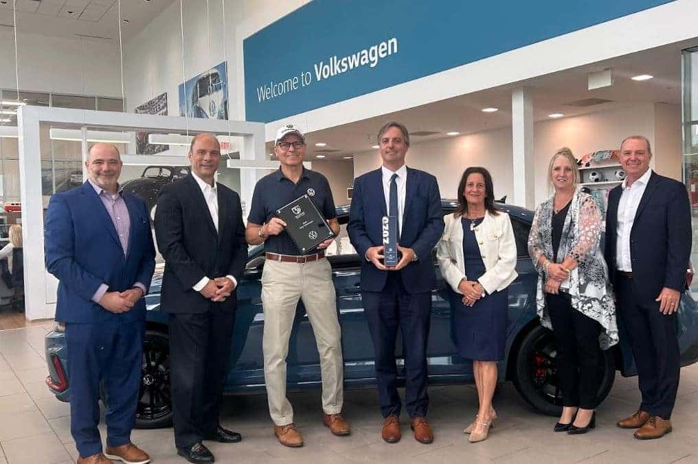 Kelly Volkswagen dealership in Danvers, Massachusetts